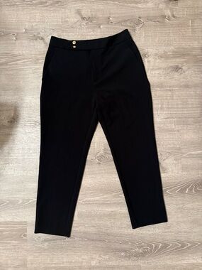 INC International Concepts Black Ponte Skinny Leggings